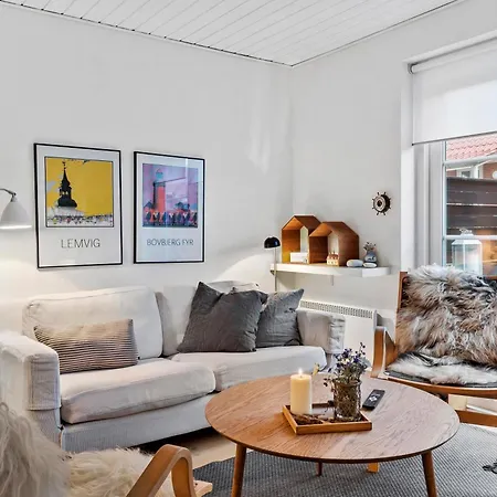 Hyggeligt Raekkehus Taet Pa Vesterhavet Sj588 *