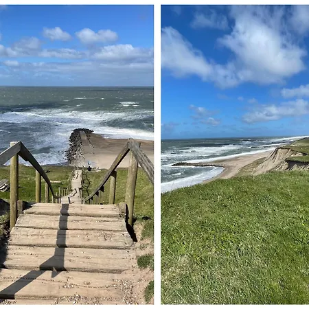 Hyggeligt Raekkehus Taet Pa Vesterhavet Sj588 בית נופש