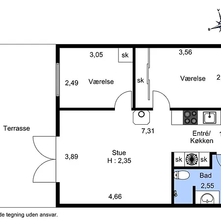 Hyggeligt Raekkehus Taet Pa Vesterhavet Sj588 *